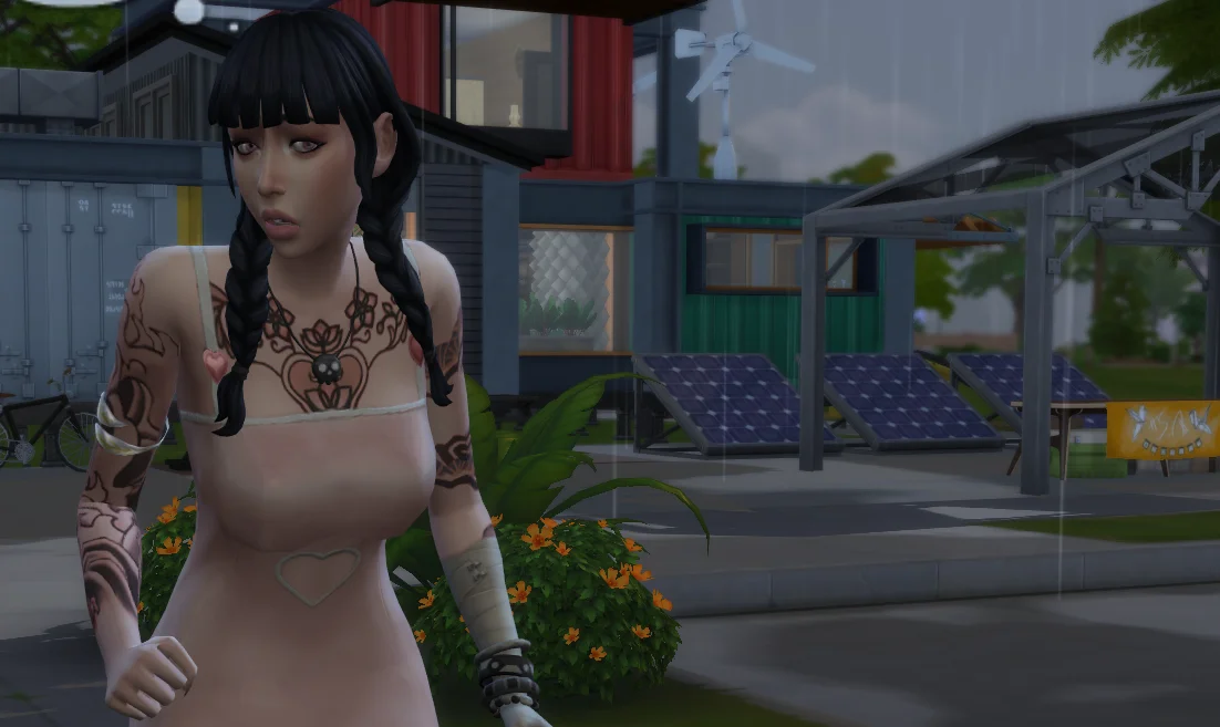 Morgan Karga and vampire household screenshot.